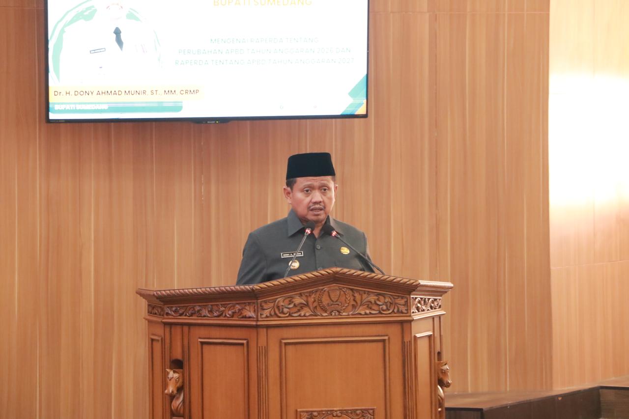 DPRD SUMEDANG TERIMA RAPERDA APBD 2027 DAN PERUBAHAN 2026