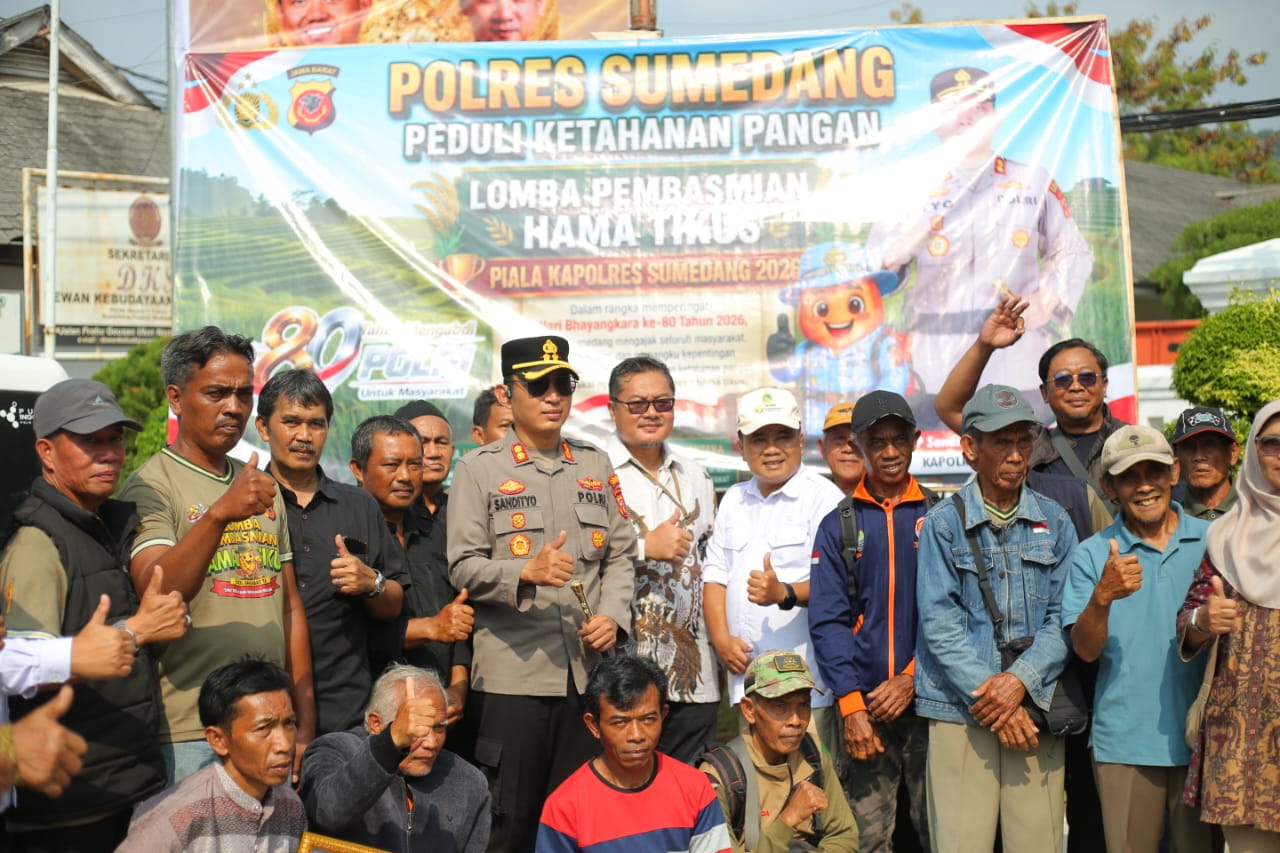 Polres Sumedang Serahkan Hadiah Lomba